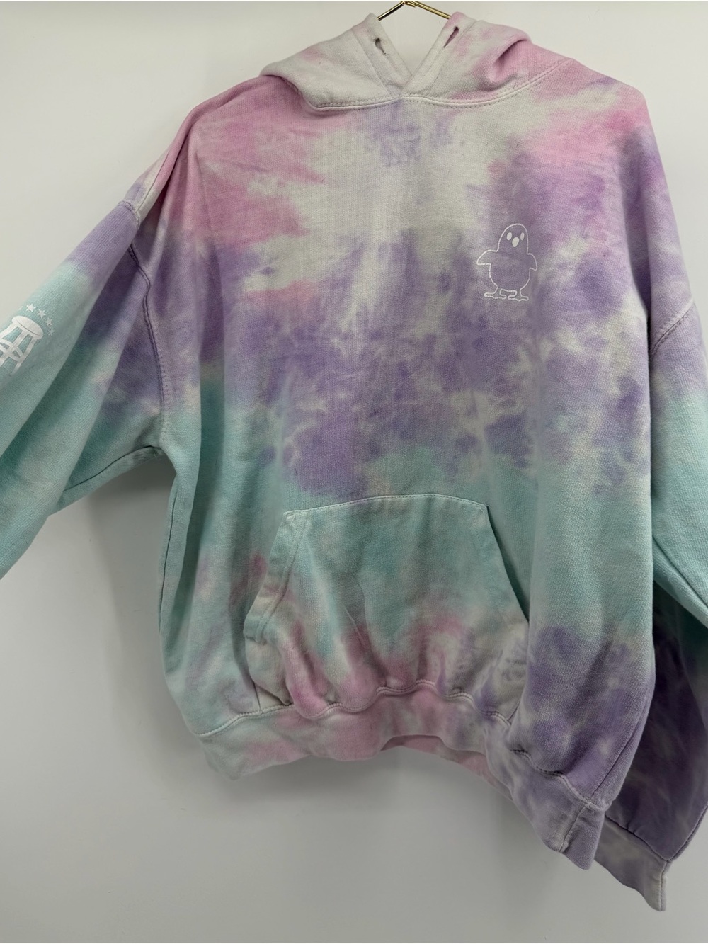 Barstool CITO Pastel Tie-Dye Hoodie Sweatshirt - Pink, Purple & Mint